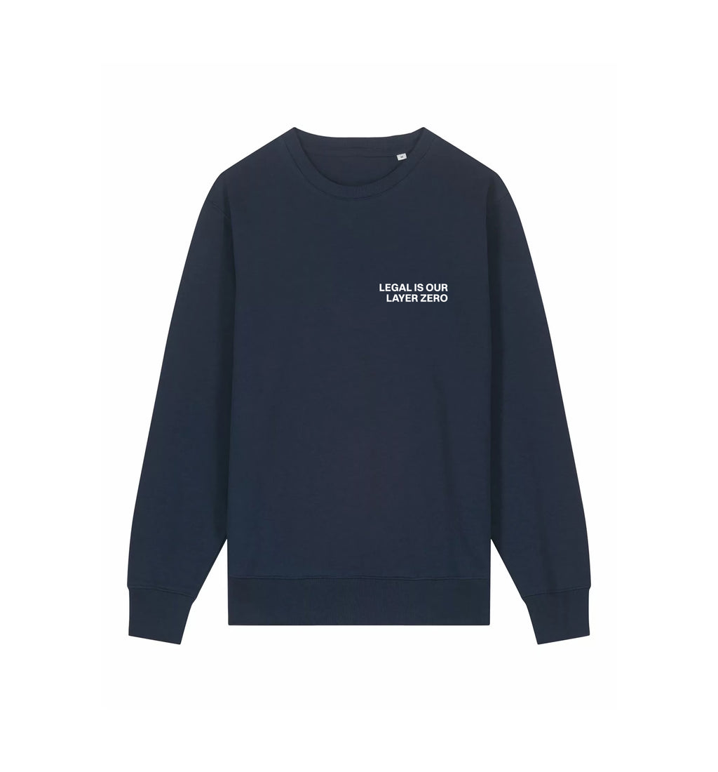 Pullover Matcher | "LEGAL IS OUR LAYER ZERO"