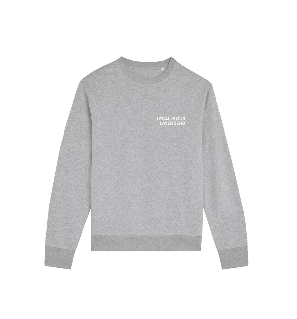 Pullover Matcher | "LEGAL IS OUR LAYER ZERO"
