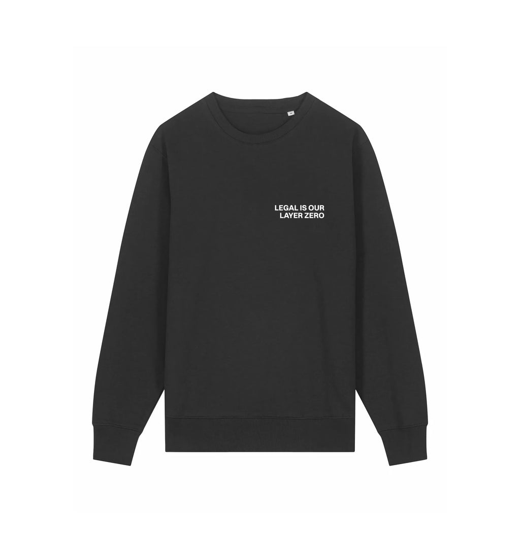 Pullover Matcher | "LEGAL IS OUR LAYER ZERO"