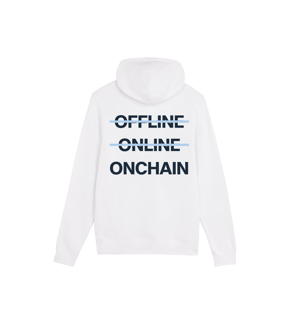 Hoodie Archer | "O̶F̶F̶L̶I̶N̶E̶ O̶N̶L̶I̶N̶E̶ ONCHAIN"