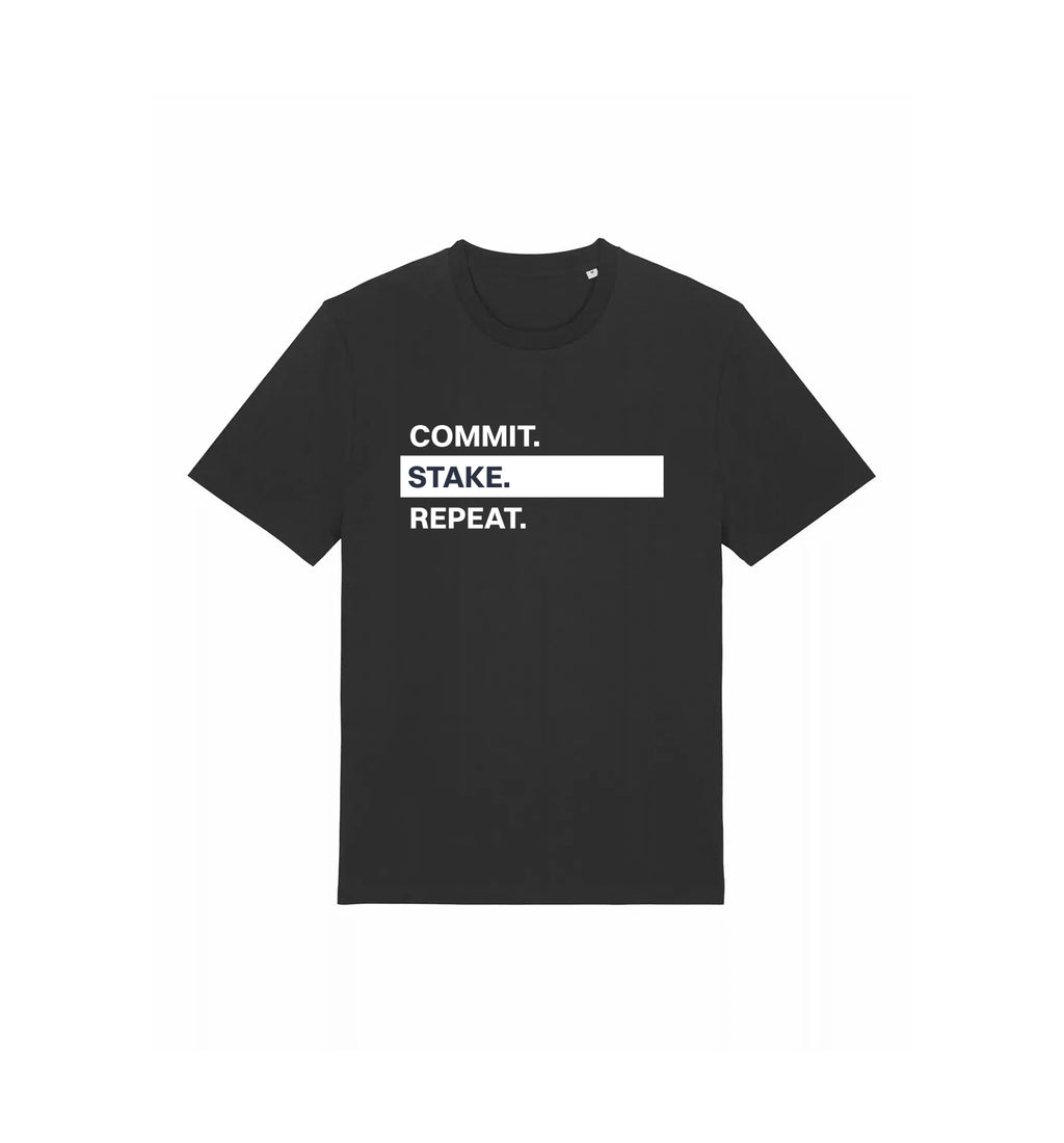 T-Shirt Creator 2.0 | "COMMIT. STAKE. REPEAT."
