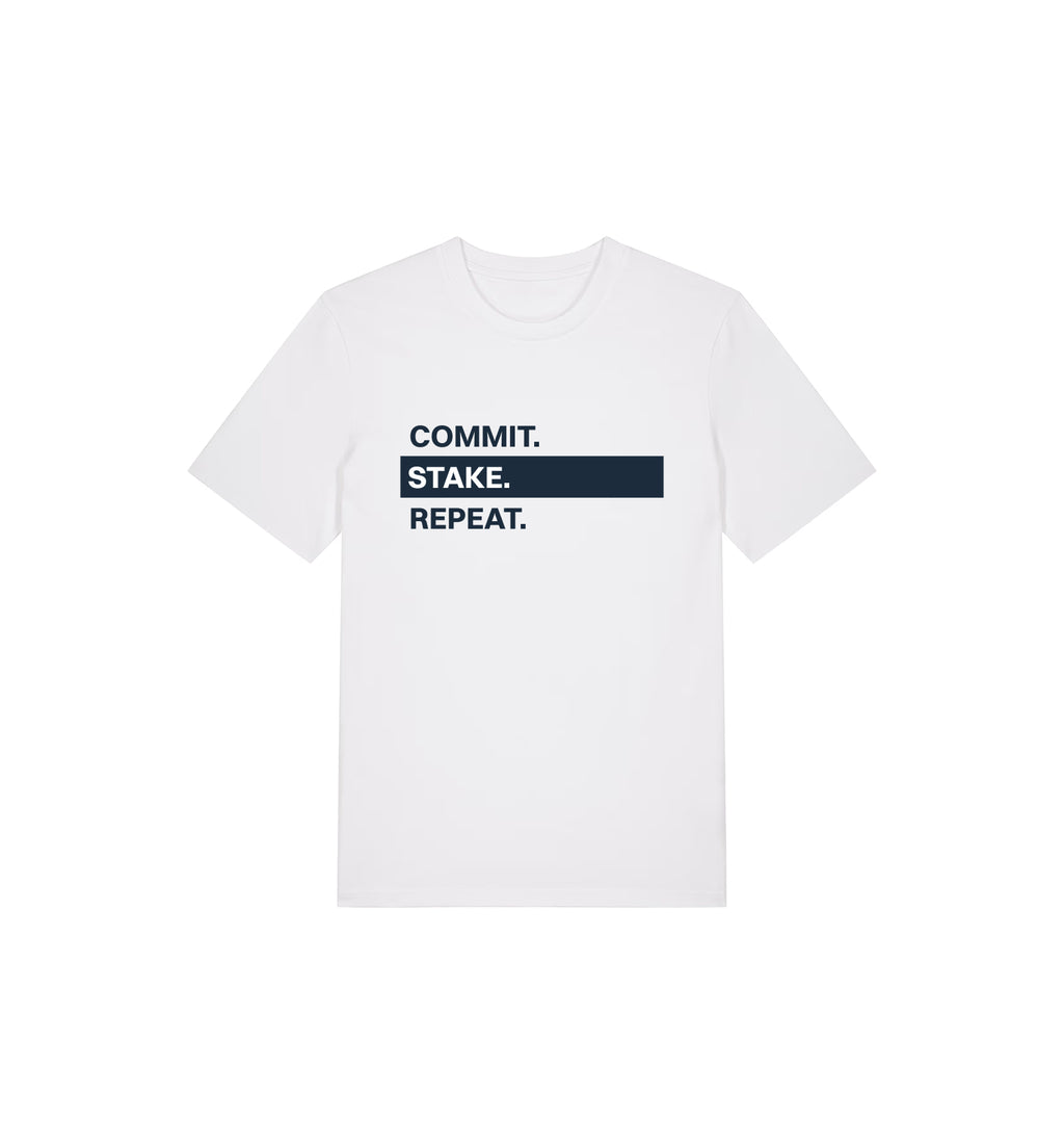 T-Shirt Creator 2.0 | "COMMIT. STAKE. REPEAT."
