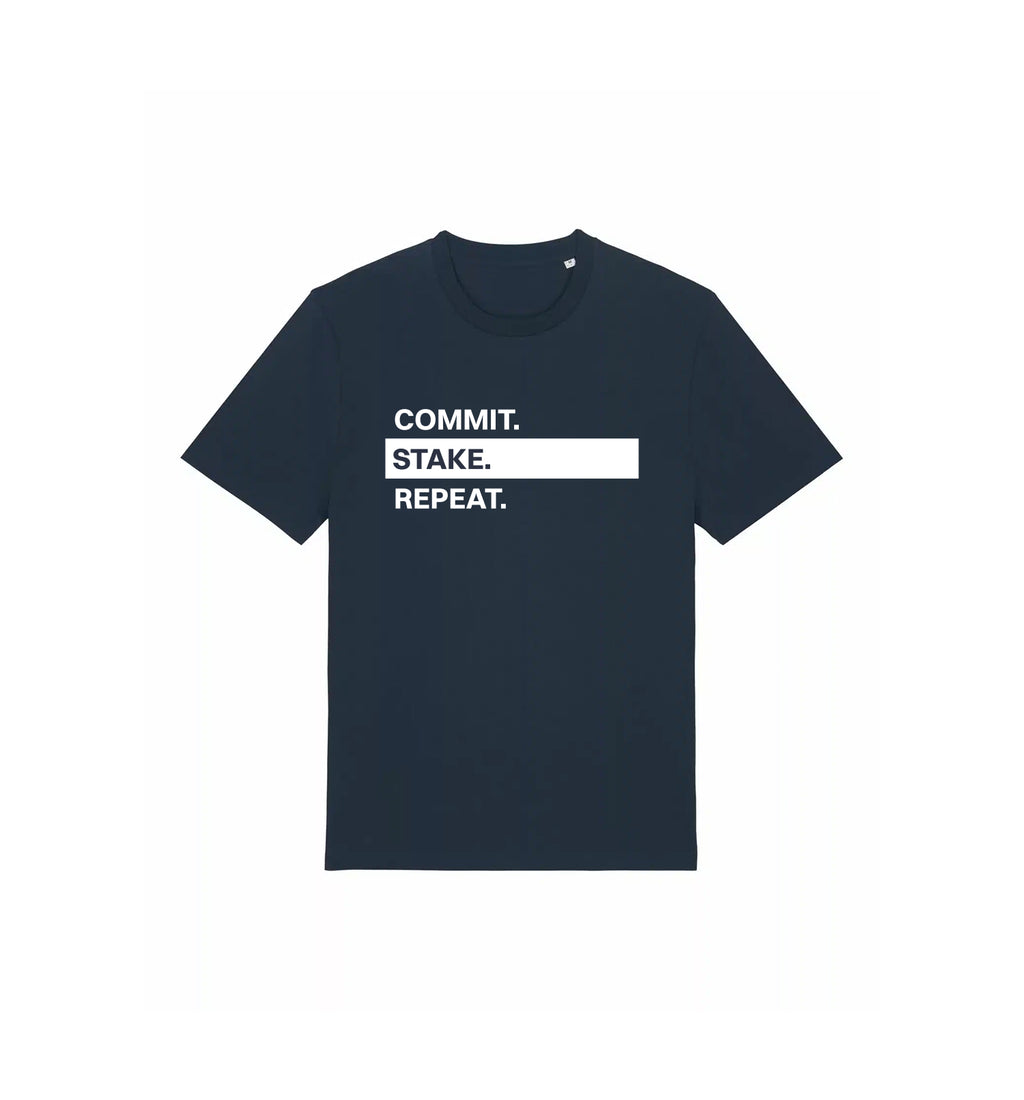 T-Shirt Creator 2.0 | "COMMIT. STAKE. REPEAT."